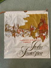 Vintage Kaufmann’s Dept Store Vendome Italia Shopping Bags Pittsburgh History picture