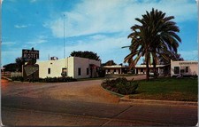 Vintage La Siesta Motel Postcard Casa Grande Arizona AAA Roadside Palm Tree picture