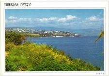 Tiberias River Israel Postcard picture