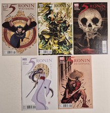 5 Ronin #1-5 (2011 Marvel) VF+ Complete Set Wolverine Punisher Psylocke Deadpool picture