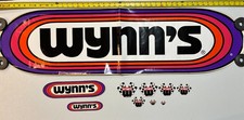1969 Original Very Rare  4 Ft.x 12 1/2 in. and 12 in. long Wynn Stickers + more. picture