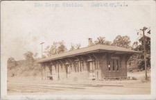 New Haven RR Station Berkeley Rhode Island RI NYNH&H Depot RPPC 1910s Postcard picture