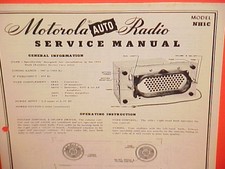 1951 NASH RAMBLER CONVERTIBLE COUNTRY CLUB MOTOROLA AM RADIO SERVICE MANUAL 51 picture