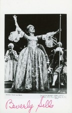 Beverly Sills- Signed B&W Photograph picture