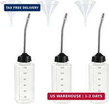 3 Pcs Needle Oiler (4 OZ), Precision Gun Oil Bottle, LDPE Oil Applicator with Ex picture