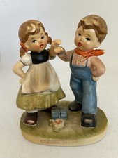 Vtg Arnart 5th Ave Dancing Time Boy Girl Figurine Hand Painted Made In Japan picture