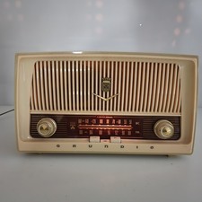 Vtg 1950s Grundig Model 87 USA Tube Radio Estate W. Germany Works AS- Read Desc picture