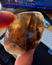 XL Translucent Apache Tear Obsidian - Superior, Arizona - 111g Mineral Specimen picture