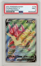 2021 Pokemon SWSH Evolving Skies #178 Dracozolt V Fa PSA 9 MINT picture