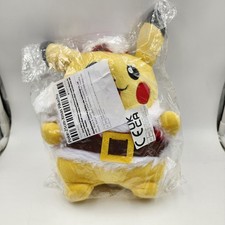 Pikachu Santa Xmas Christmas Pokemon Center Plush 25cm Tall picture