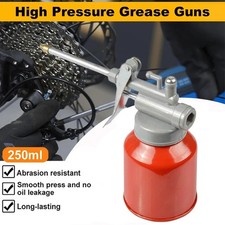 Hand Pump Oiler Can Professional Level 8oz Capacity with Metal Long Flex Spout picture