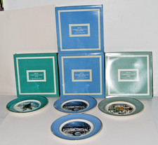 Vintage Avon Wedgwood Christmas Plates Vintage 1978, 1979, 1980 Lot of 4 in Box picture