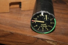 Vintage C-130 Hercules Inlet temperature TIT indicator gauge 182-013-A100 picture