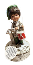 Vtg Music Box Gorham Moppets Little Drummer Boy NOT working but no chips picture