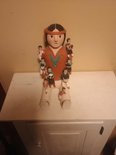 Cochiti Pueblo NM Pottery Native American 9 Children Signed picture