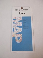 Rand McNally Iowa State Highway Travel Road Map~HrcRM picture