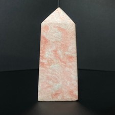 149g Natural pink colour  Australian jade ObeliskQuartz Crystal Tower Healing picture
