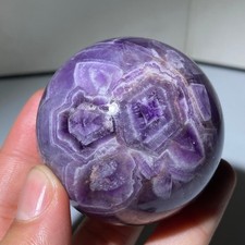 338g Natural Dreamy Amethyst Quartz Sphere Crystal Ball Reiki Healing picture