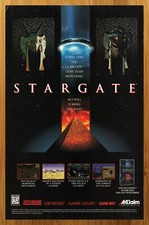 1995 Stargate SNES Sega Genesis Game Gear Gameboy Print Ad/Poster Promo Art 90s picture