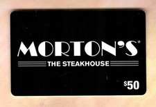 MORTON'S The Steakhouse, Collectible ( 2012 ) Gift Card ( $0 - NO VALUE ) picture