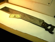 Vintange Disston Back Saw 1896-1917, 26.5 in. Cut; 10 TPI; Woodworking, Cabinets picture