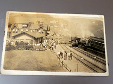 Train Wreck Derailment Tyrone PA Pennsylvania Railroad Original RPPC Postcard picture
