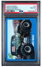 1990 Classic Grave Digger #49 Monster Trucks PSA 8 NM-MT POP 3 picture
