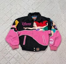 Vtg Disney JH Design Jacket Kids S Disney Princess Daytona 500 Jeff Hamilton picture