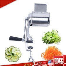 Multifunctional Manual Drum Cutter Slicer Hand Chopper Potato Shredder Steel picture
