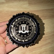 FBI Challenge Coin Federal Bureau Investigations Law Enforcement DOJ Police USA picture