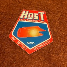 NASA HOST Lewis Research Center Vintage STICKER picture