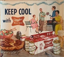 Scarce Vintage 1955 Miller Liquor Store advertisement picture