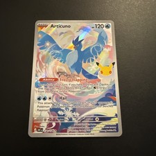 Articuno 132/128 Illustration Rare ME: 30th Celebration Pokemon Holo Near Mint picture
