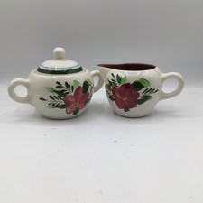Stangl Pottery Cream And Sugar Set Country Garden picture