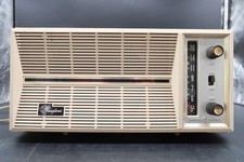 Vtg GE Musaphonic AM Tube Radio T155A T156A Mid Century Modern Plastic MCM picture