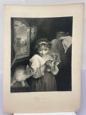 THE MOUSE William Butte Engraving Print 1888 Gebbie Co. Antique Art picture