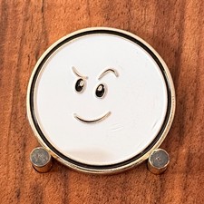 Think Big Boxland Media Winking Face Emoji Themed Challenge Coin  W#19 picture