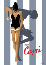 Visit Capri Travel Poster Print picture