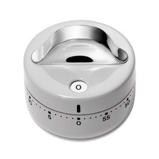 Caraway Mechanical Kitchen Timer - Stainless Steel 60 Minute Wind Up Timer - Sid picture