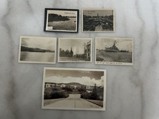 Vtg 1940s Lot of 5 Shanghai China Photos on Cardstock + 1 Postcard picture
