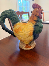 Vintage 1996 Cracker Barrel Rooster Pitcher picture