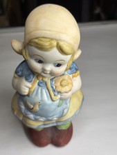 Vintage Antique 8” German Hollow Composite Doll Figurine picture