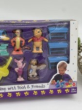 Mattel Disney Winnie the Pooh Schooltime with Pooh & Friends Playset 1997 OB picture