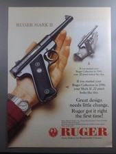 1997 Ruger Mark II Pistol Advertisement - Great design needs little change picture