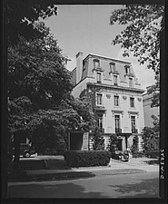 Photo:Paris France 1900s Mansion Building Street View Trees picture