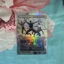 Multiversal Passage (FOIL Borderless) Spider-Man Magic: The Gathering MTG Foil picture