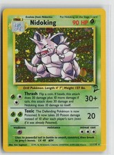 Nidoking Holo Rare BS2 011/130 NM picture