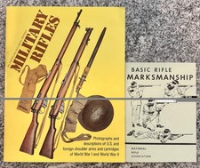 Military Rifles WWI WWII & Basic Rifle Marksmanship National Rifle Association picture
