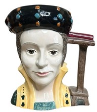 Royal Doulton Catherine Parr Large Character Jug D6664 Vintage 1980 1st Edition picture