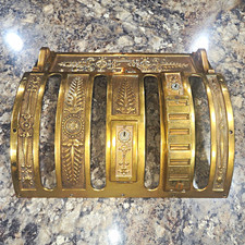 Antique Brass Front Panel Cover National Cash Register NCR Model 442 Part 1089K picture